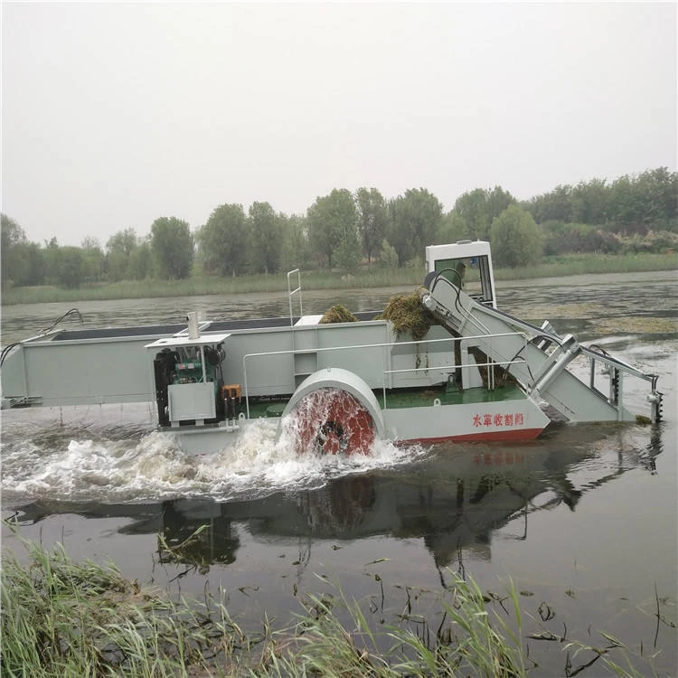 High-Efficiency Aquatic Weed and Garbage Salvage Ships